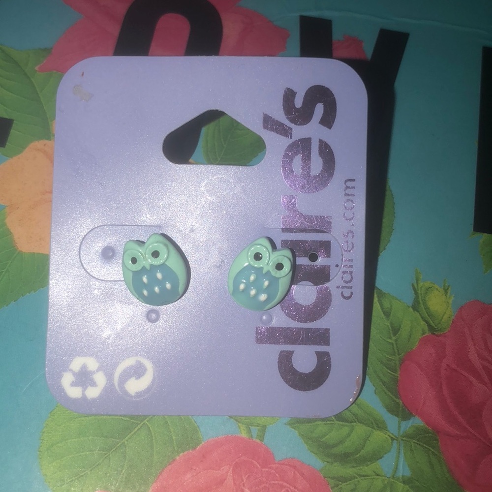 Super cute owl earrings from Claire’s BNWT